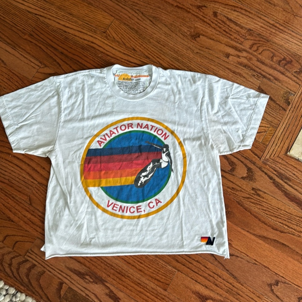 Aviator tee cropped